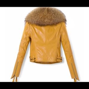 Fur 100% leather jacket 4 in stock 2-XL and 2-XXL