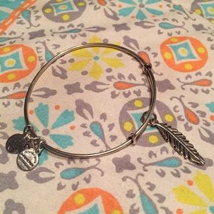 Alex & Ani Feather Bangle
