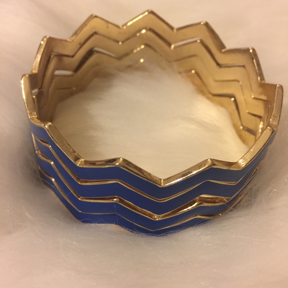 Cute blue and gold bangles