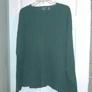 Men's Vneck cable sweater
