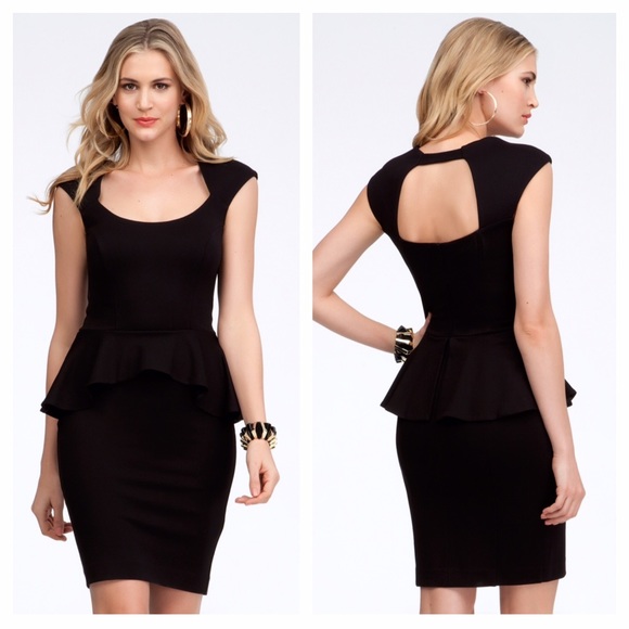 bebe Dresses & Skirts - NEW Bebe Mariah peplum dress