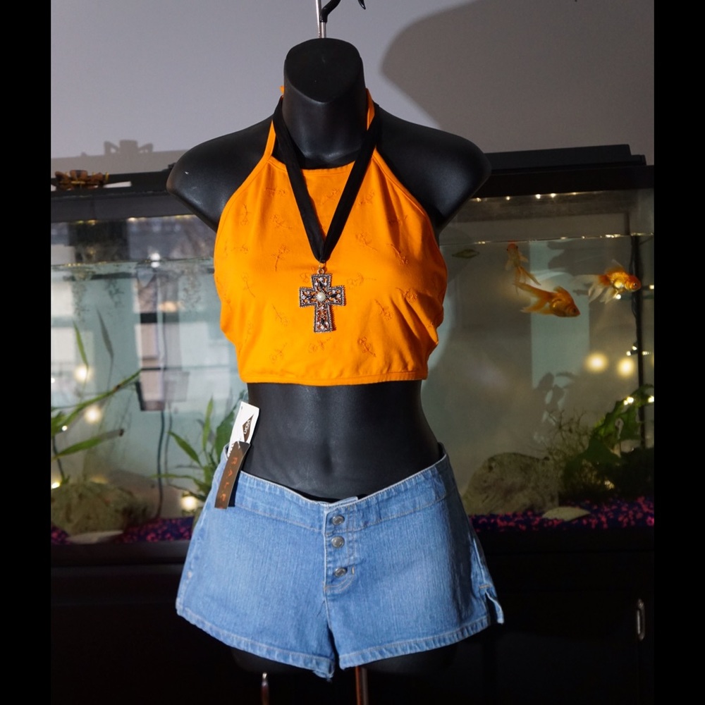 RALPH LAUREN SEXY CROP TOP