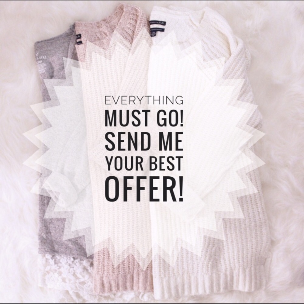 Everything MUST go!