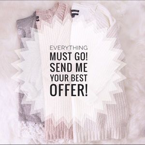 Everything MUST go!