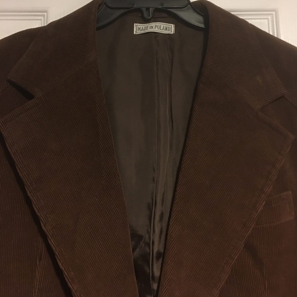 Scott's Gray Ltd brown retro corduroy sports coat