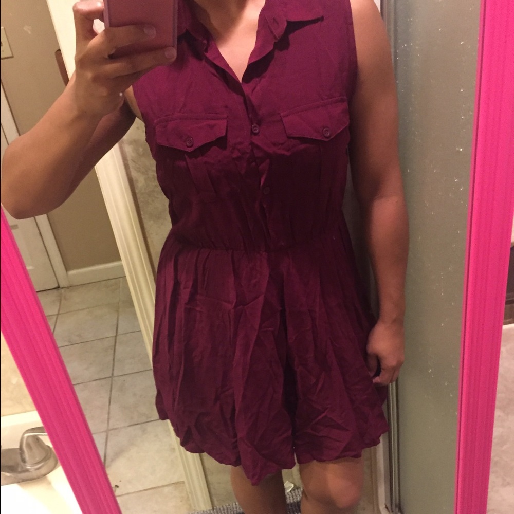 Used dress red