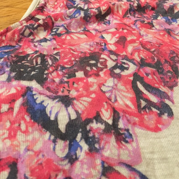 Free People moon dance oatmeal pink floral - Picture 4 of 8