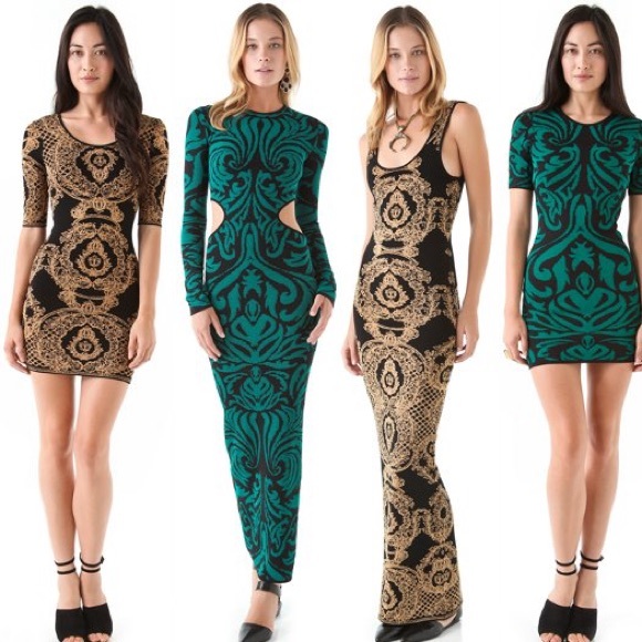 Torn by Ronny Kobo Dresses & Skirts - Torn by Ronny Kobo brocade dress