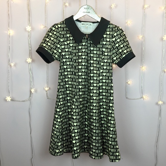 Wildfox Dresses & Skirts - Wildfox Bitch Heart Go-Go Party Dress