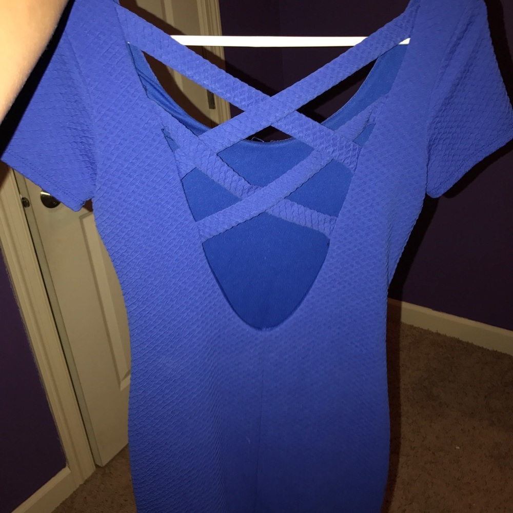 Blue dress