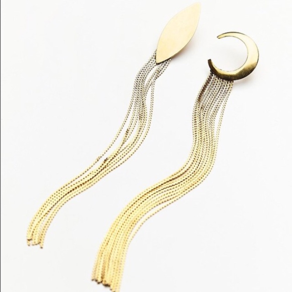 free People moon dust mixed dangle earring