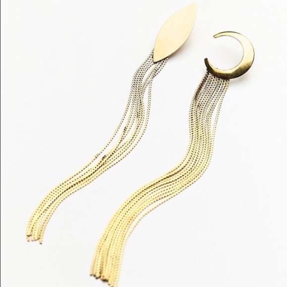 free People moon dust mixed dangle earring - Picture 1 of 4