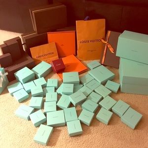 Variety of Tiffany, Louis, Cartier and Hermes