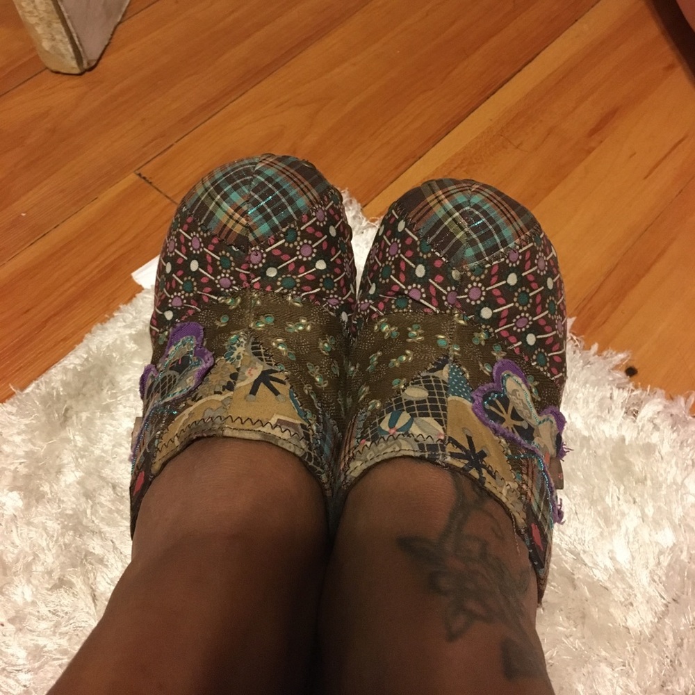 Patchwork clog