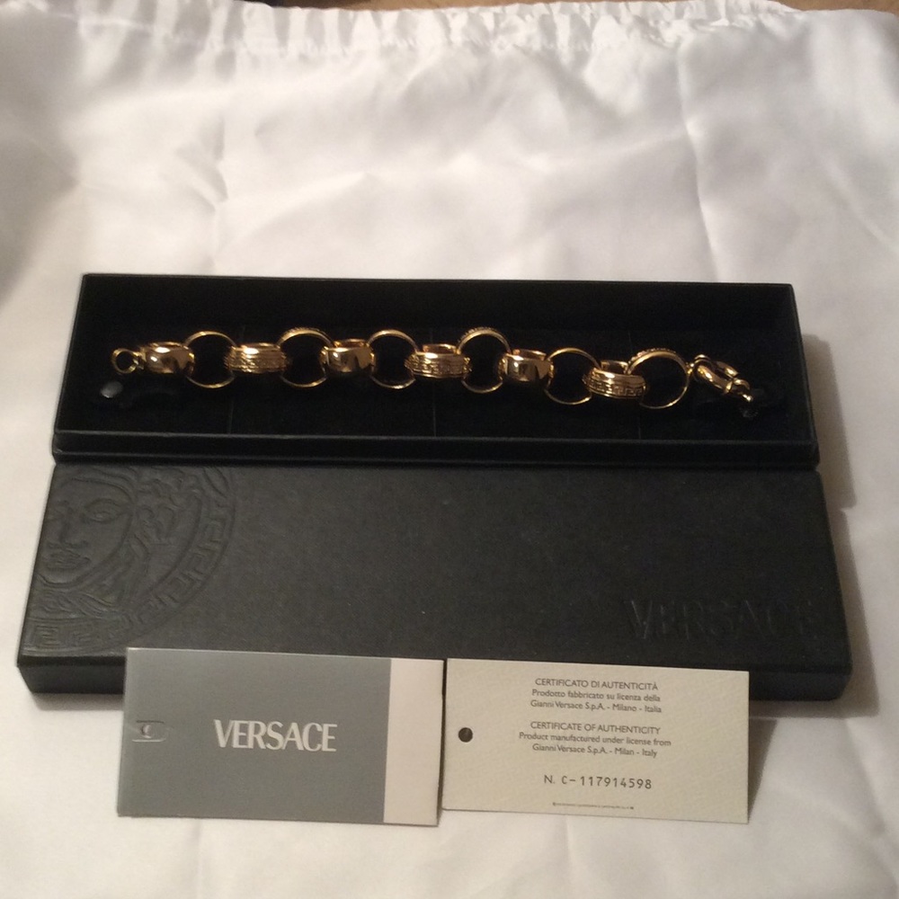 Authentic gold Versace Bracelet