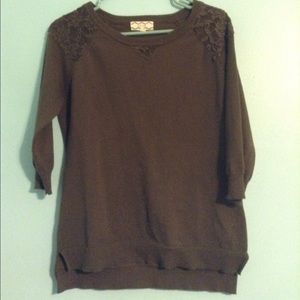 Olive Green pink.rose Sweater