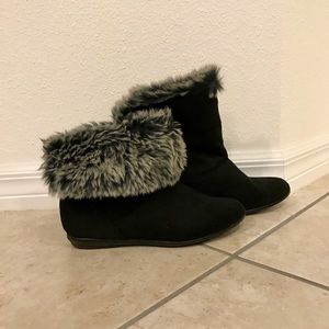 Charlotte Russe Black Booties