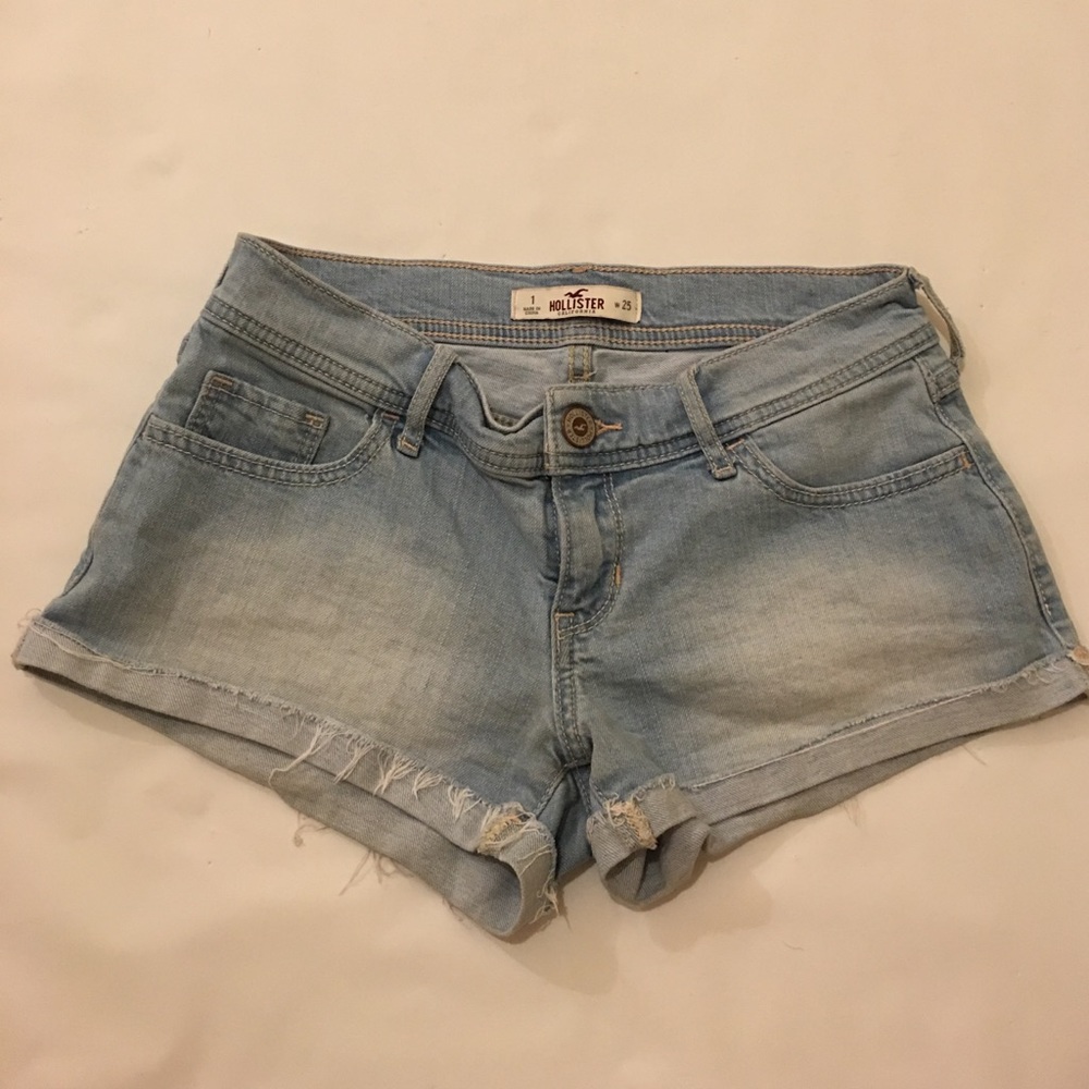 Hollister Light Wash Shorts