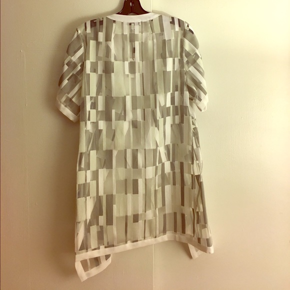 MILLY Fil coupé organza jacket