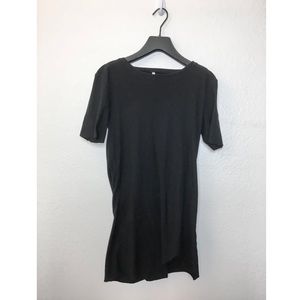 Asymmetric Hem Long T-Shirt