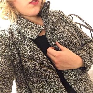 Black and white jacket