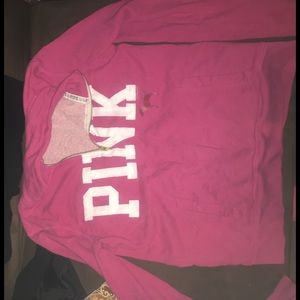 Pink have zip hoodie