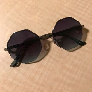Ombré Octagonal Sunglasses