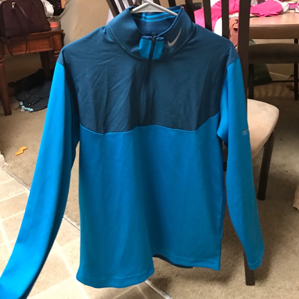 Nike blue quarter zip