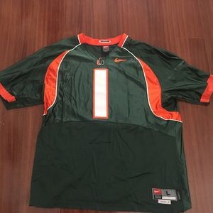 University of Miami Nike men's jersey