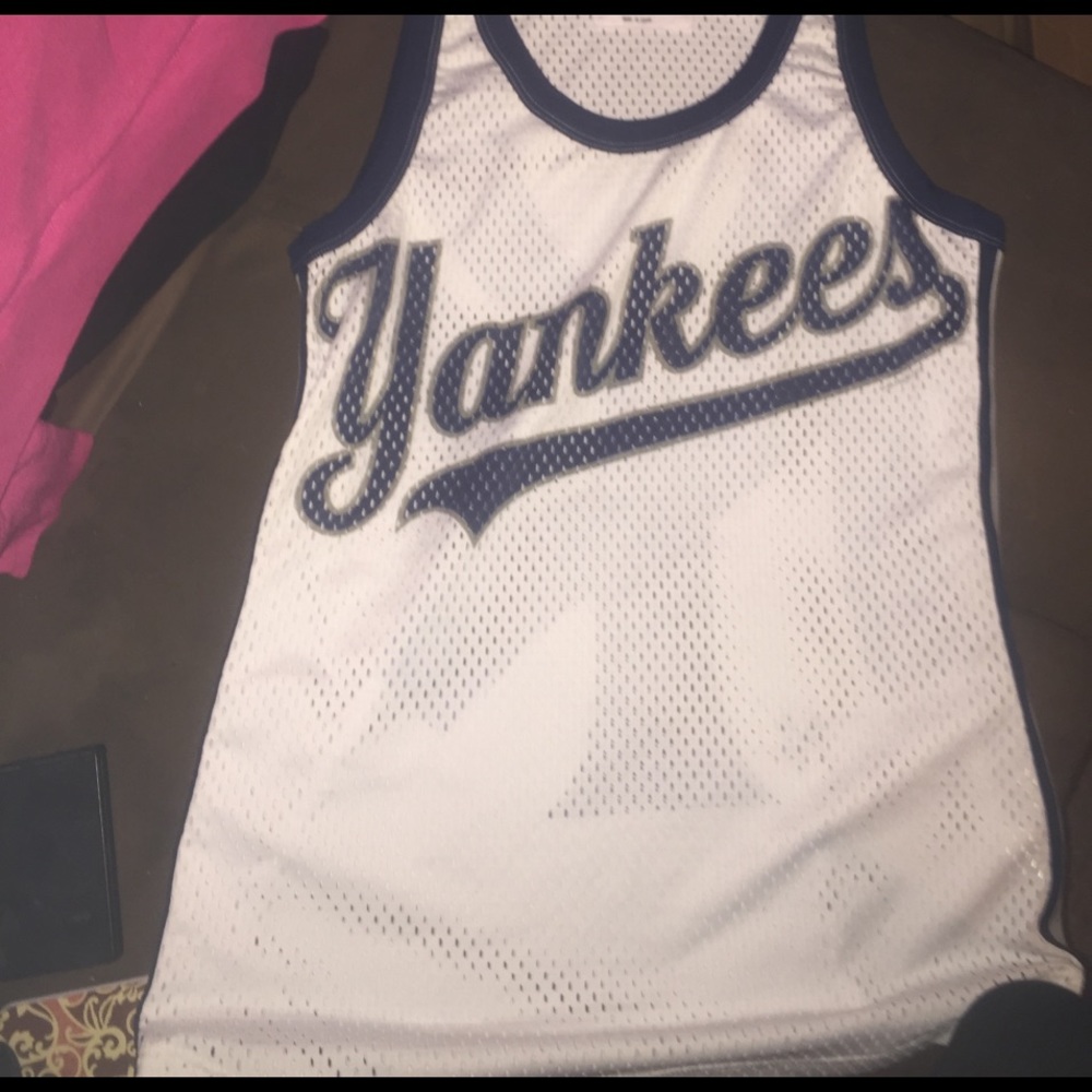 yankees boys jersey tank