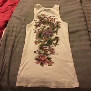 Lucky brand dragon back tank