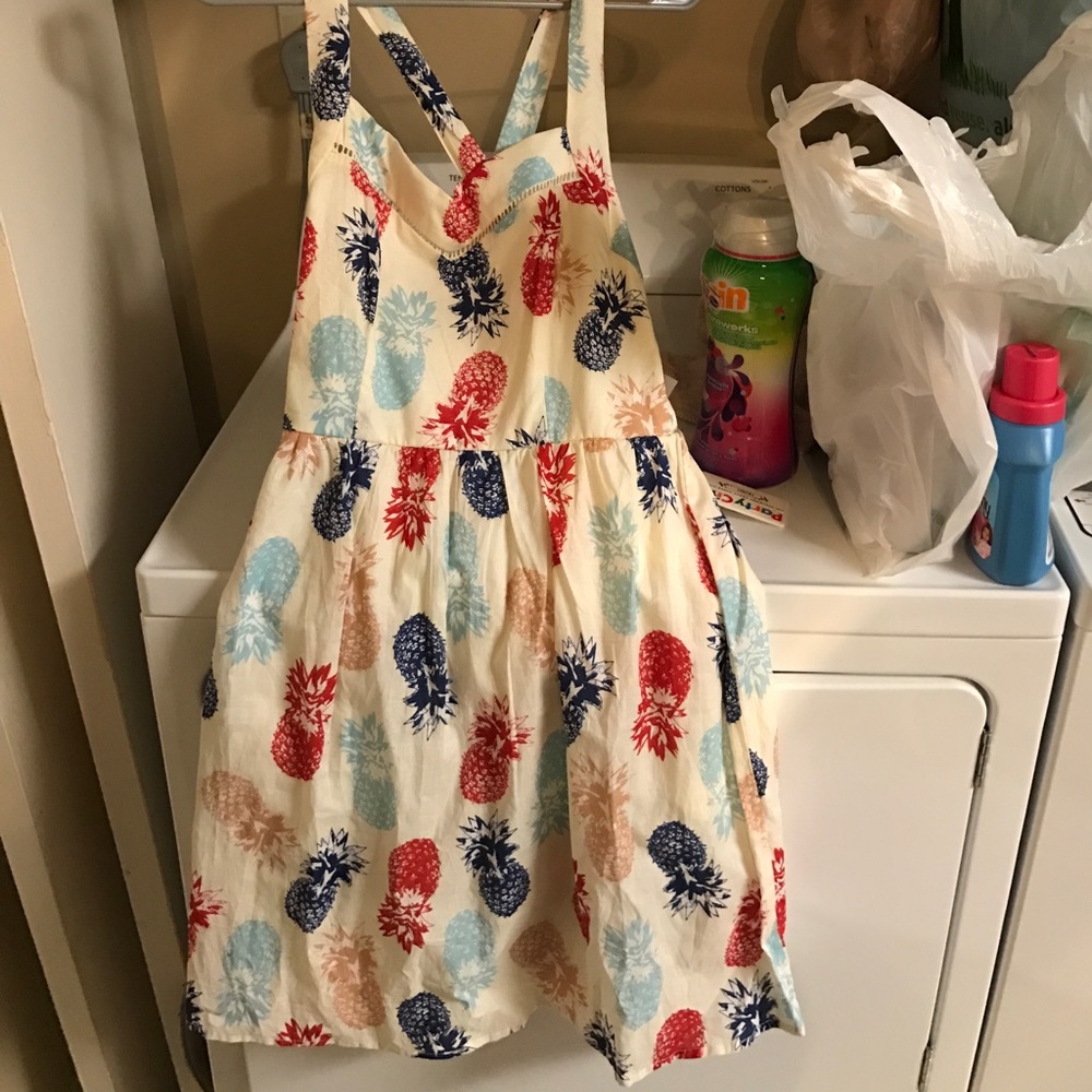 Summer pineapple dress