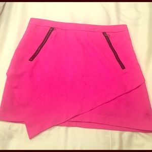 Hot pink skirt