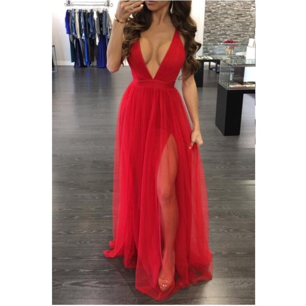 Red Cinderella Chic Dress