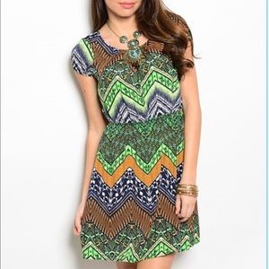 New Sheek Lime Green Casual Dress