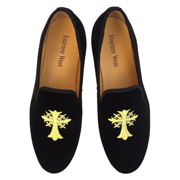 HP🎉Last One🔥NIB Journey West Black Cross loafers - Picture 6 of 6