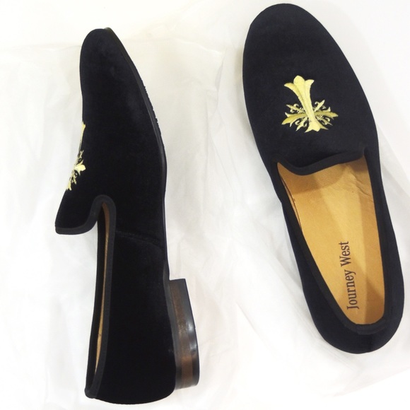 HP🎉Last One🔥NIB Journey West Black Cross loafers - Picture 3 of 6