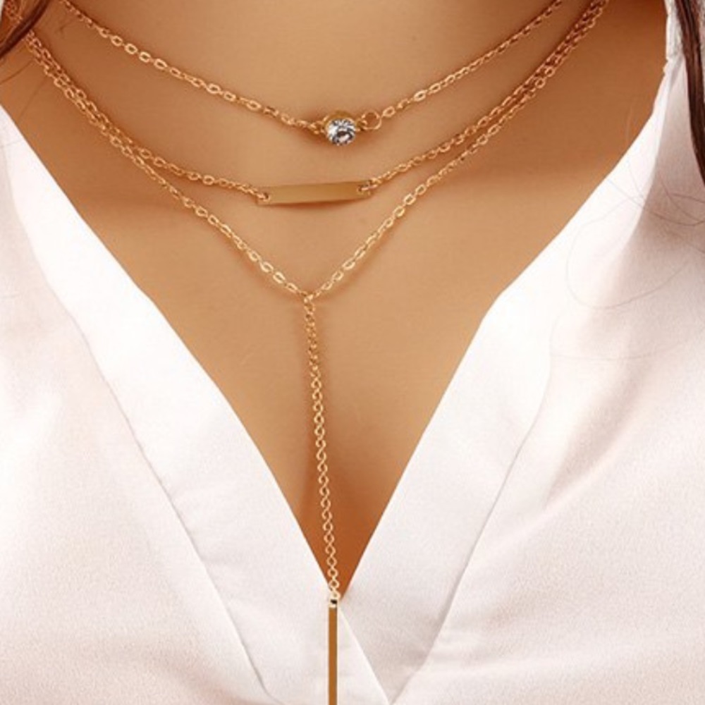 Gold layered Pendant necklace