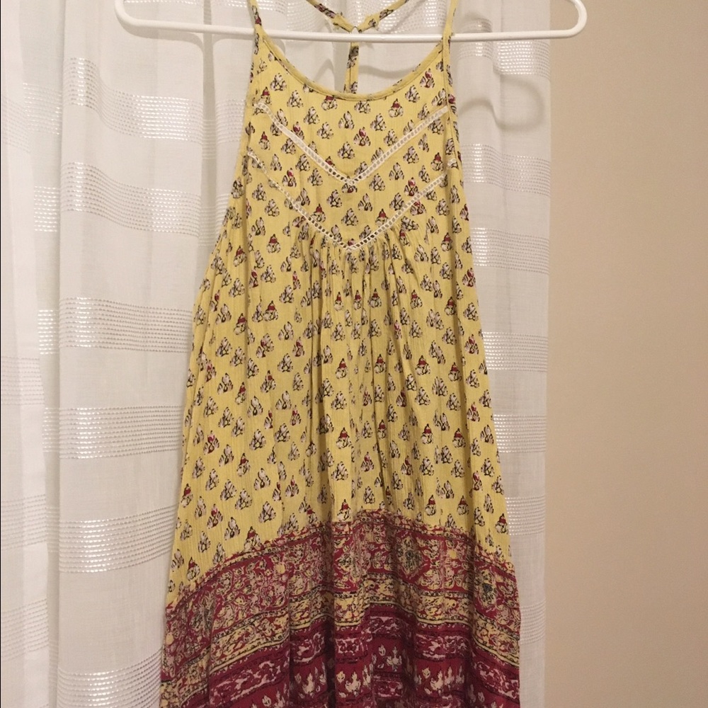 Bright floral tank top