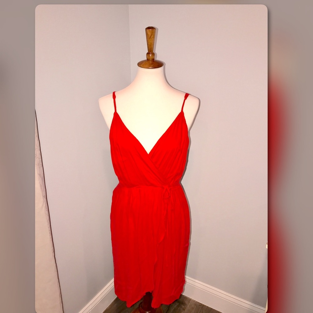 a.n.a wrap dress size PL