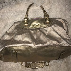 GOLD COACH PURSE