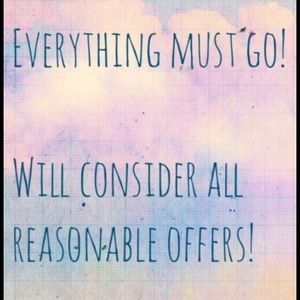 💕will consider all reasonable offers💕