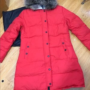 Canada Goose Red Down Parka