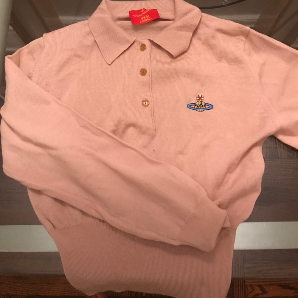 Vivienne Westwood Crop Polo Knit