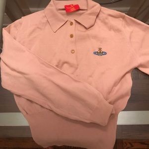Vivienne Westwood Crop Polo Knit