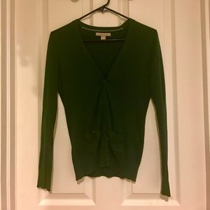 Banana Republic Forrest Green Cardigan