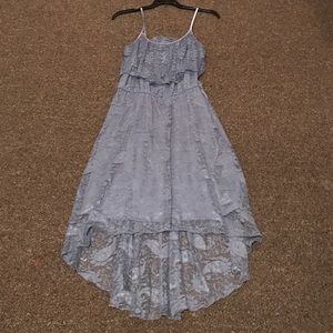 Indio Paisley High-Low Dress