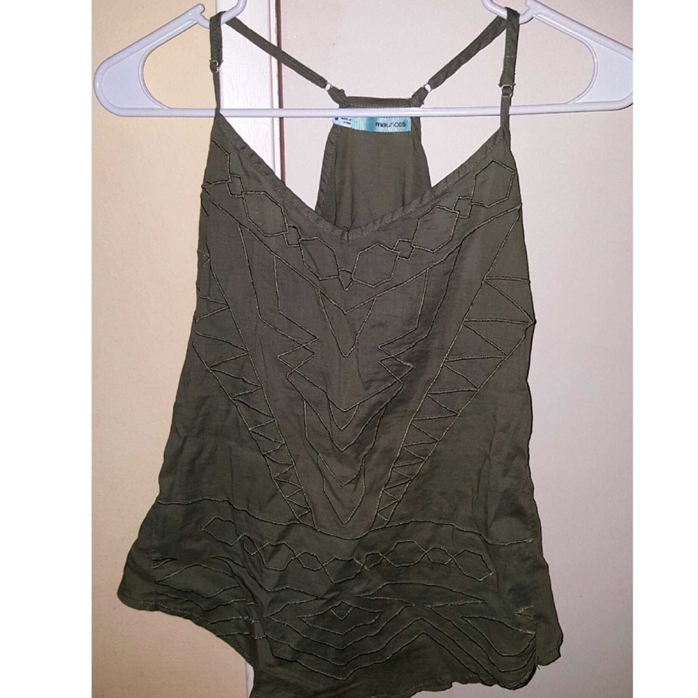 army green beautiful tank