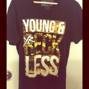 Young & Reckless Black Tee