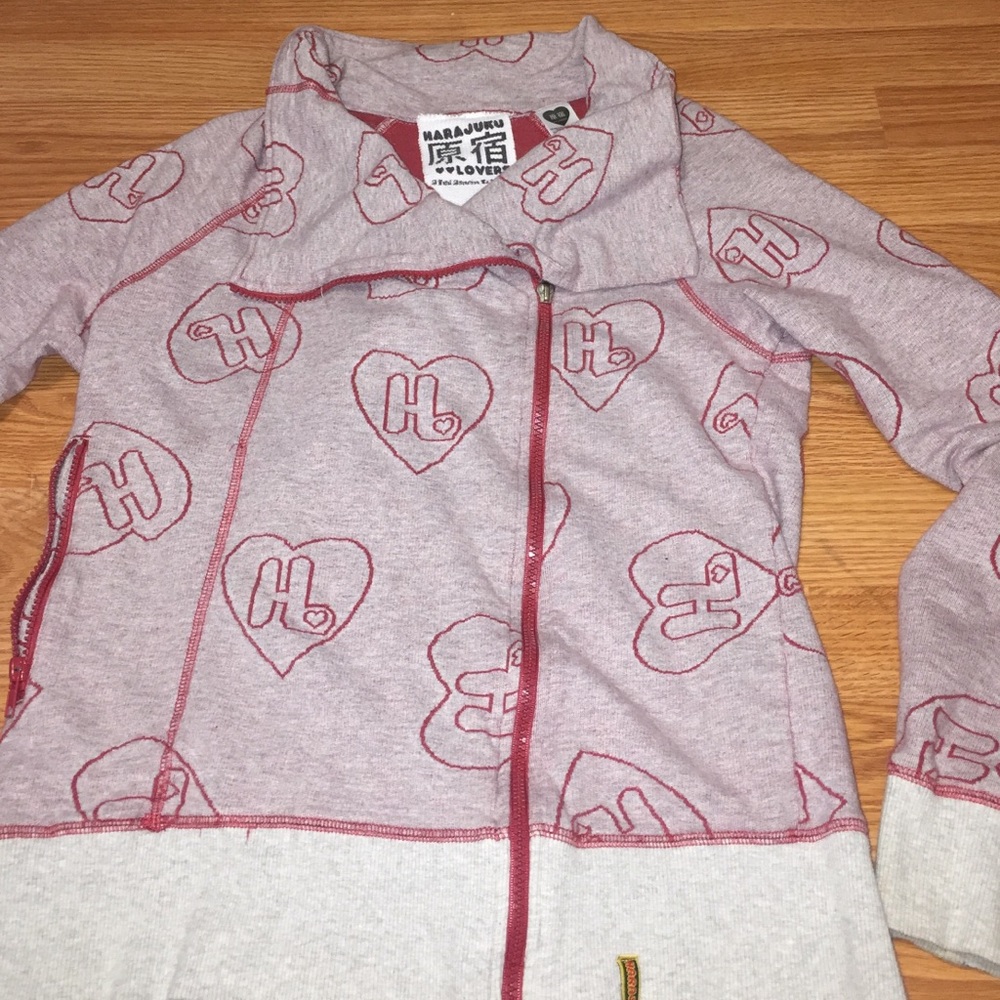 Harajuku lovers half or full zip jacket